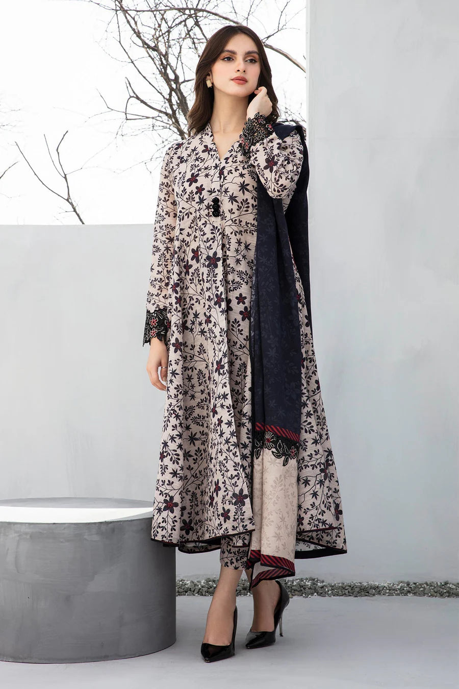 WDR-109 | Lawn Cotton Dress