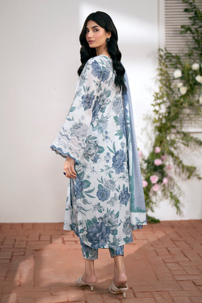 Digital Printed Lawn 3-Piece Suit | WDR-103