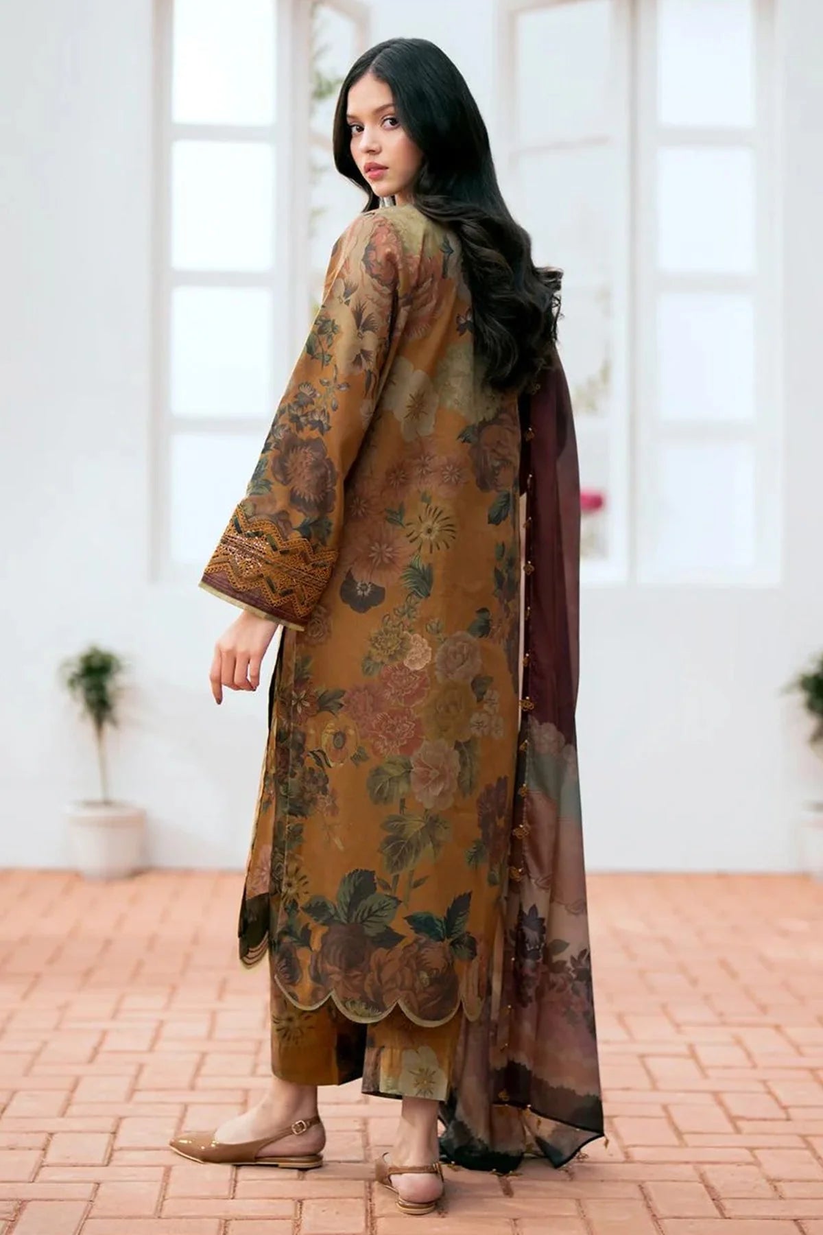 WDR-108 |  Lawn Cotton Dress