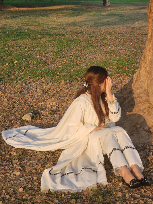 Wool Synthetics Off White Elegant | WDR-98