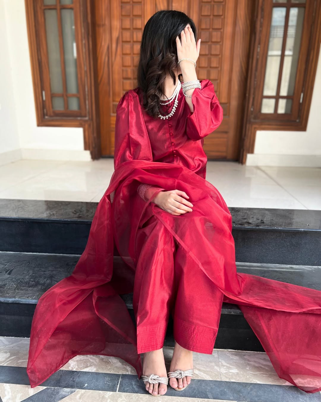 WDR-117 RIVAJ FARSHI SHALWAR (MULTI)
