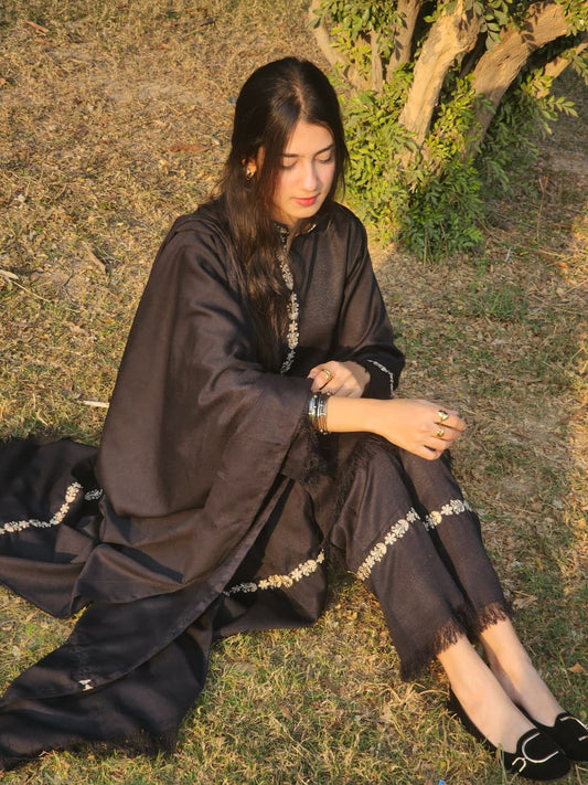 Wool Synthetics Black Midnight | WDR-97